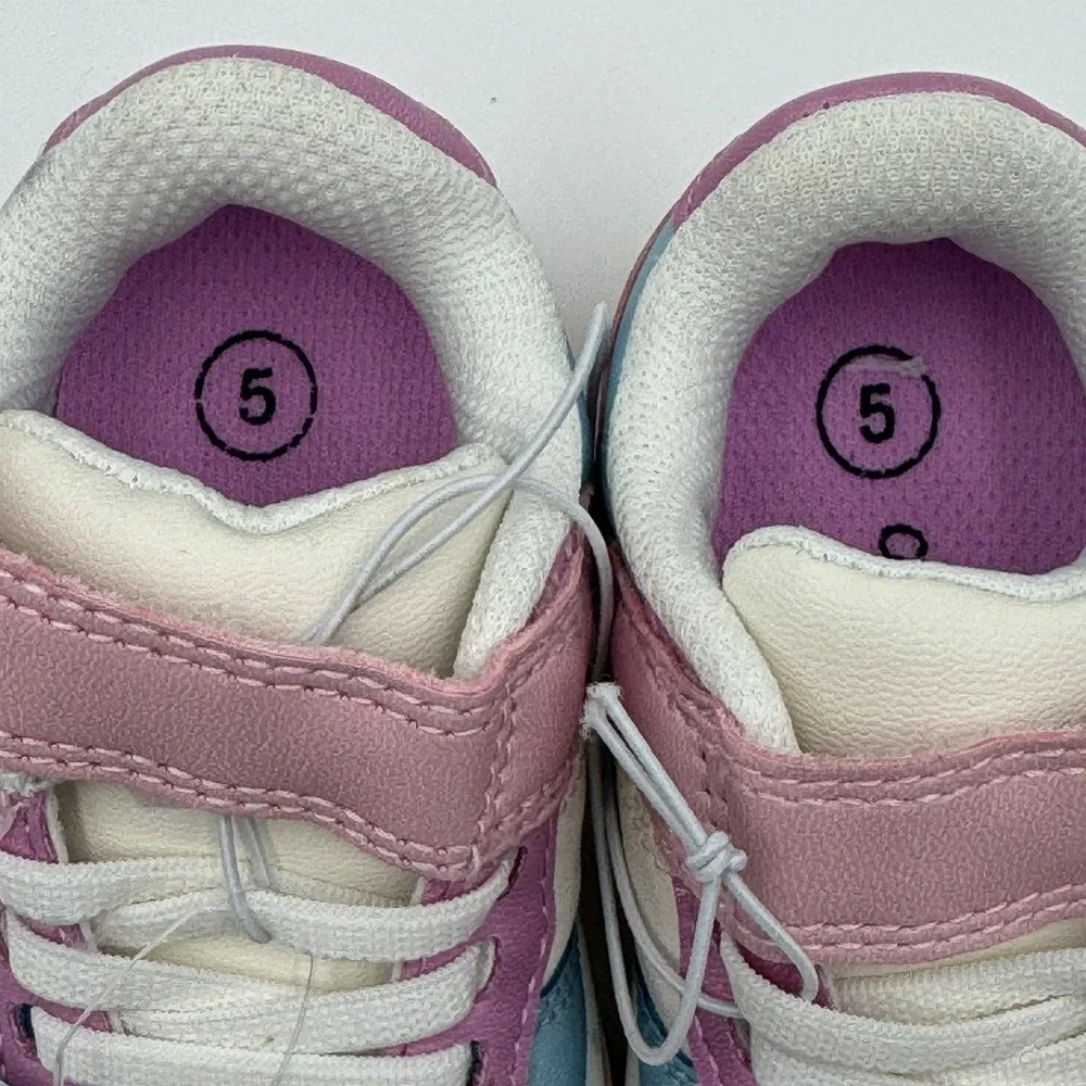 Cat & Jack Jaid Court Toddler Sneakers‎ Faux Leather 5T NWT